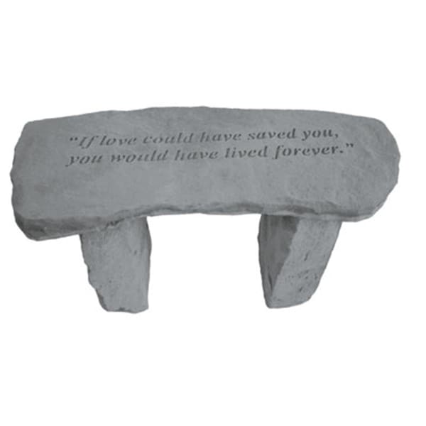 Kay Berry If Love Could Have Saved You - Angel Memorial Bench - 29-in. x 12-in. x 14.5-in. KA313415 - main